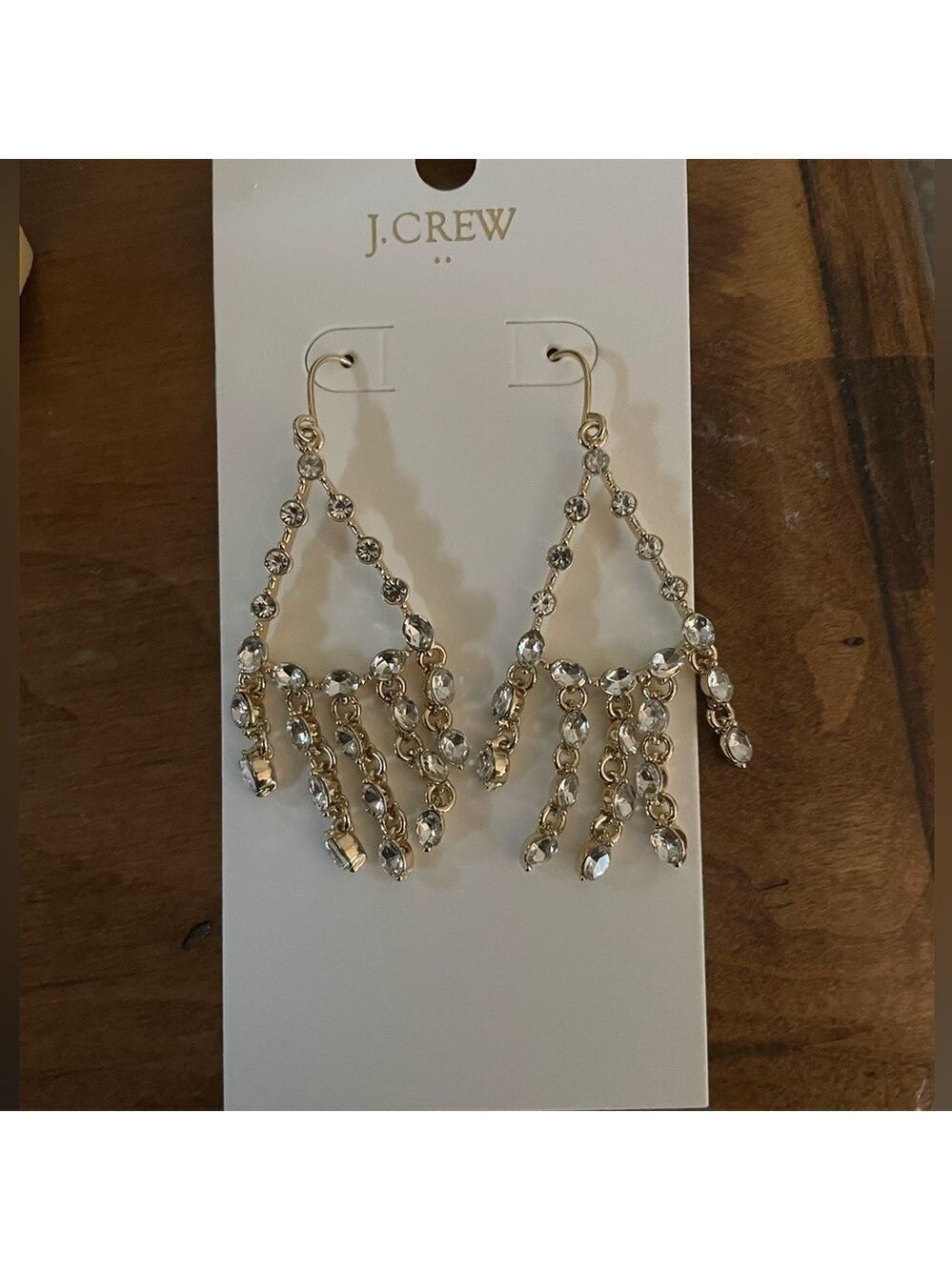 J.Crew-Crystal statement earrings - Picture 2 of 4
